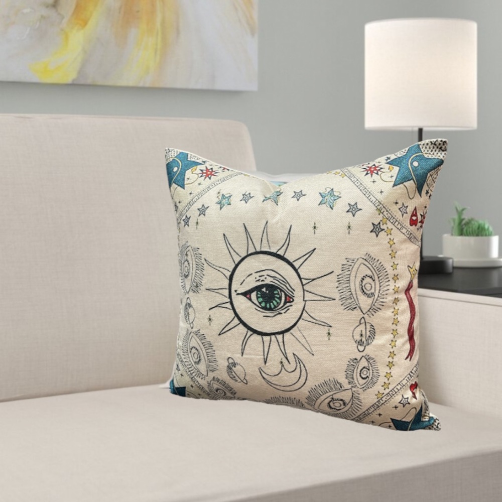 Tarot Tapestry Style Pillow Cover